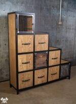 Regał loft komoda z szufladami CUBE