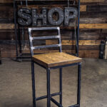 Loft stool SIMPLE industrial stool