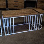 Loftowy stolik kawowy 3w1