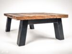 Industrialny stolik kawowy Pi MINI – drewno i stal | Loft Shop Manufacture - obrazek 4