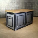 Loft trunk industrial chest