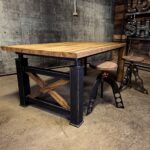 Loft table NEVADA light industrial table