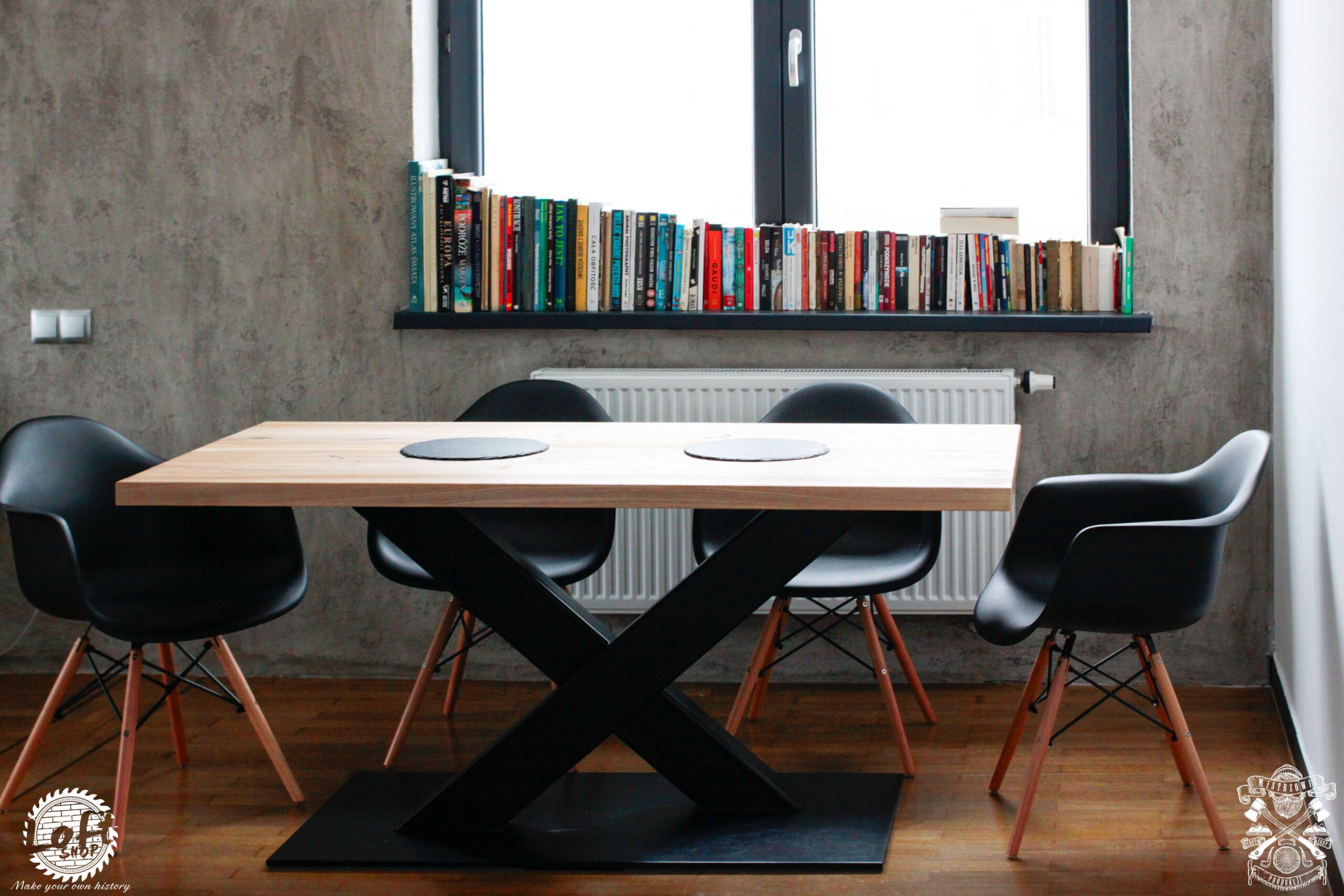 o1 Industrial table ARMS loft table - Image 1