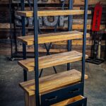 Industrial bookcase PATREX loft bookcase