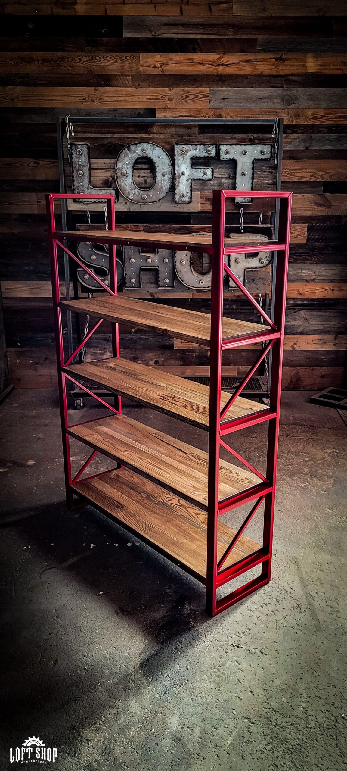 reg_fire_1 Loft bookcase FIRE bookcase - Image 1