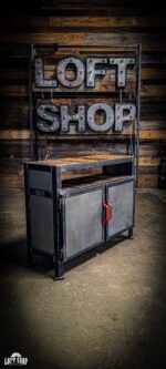 BIG SUNSET Industrial Bedside Cabinet - Image 4