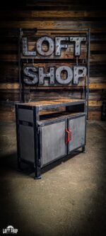 BIG SUNSET Industrial Bedside Cabinet - Image 4