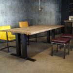 Industrial table TWIN TOWERS loft table