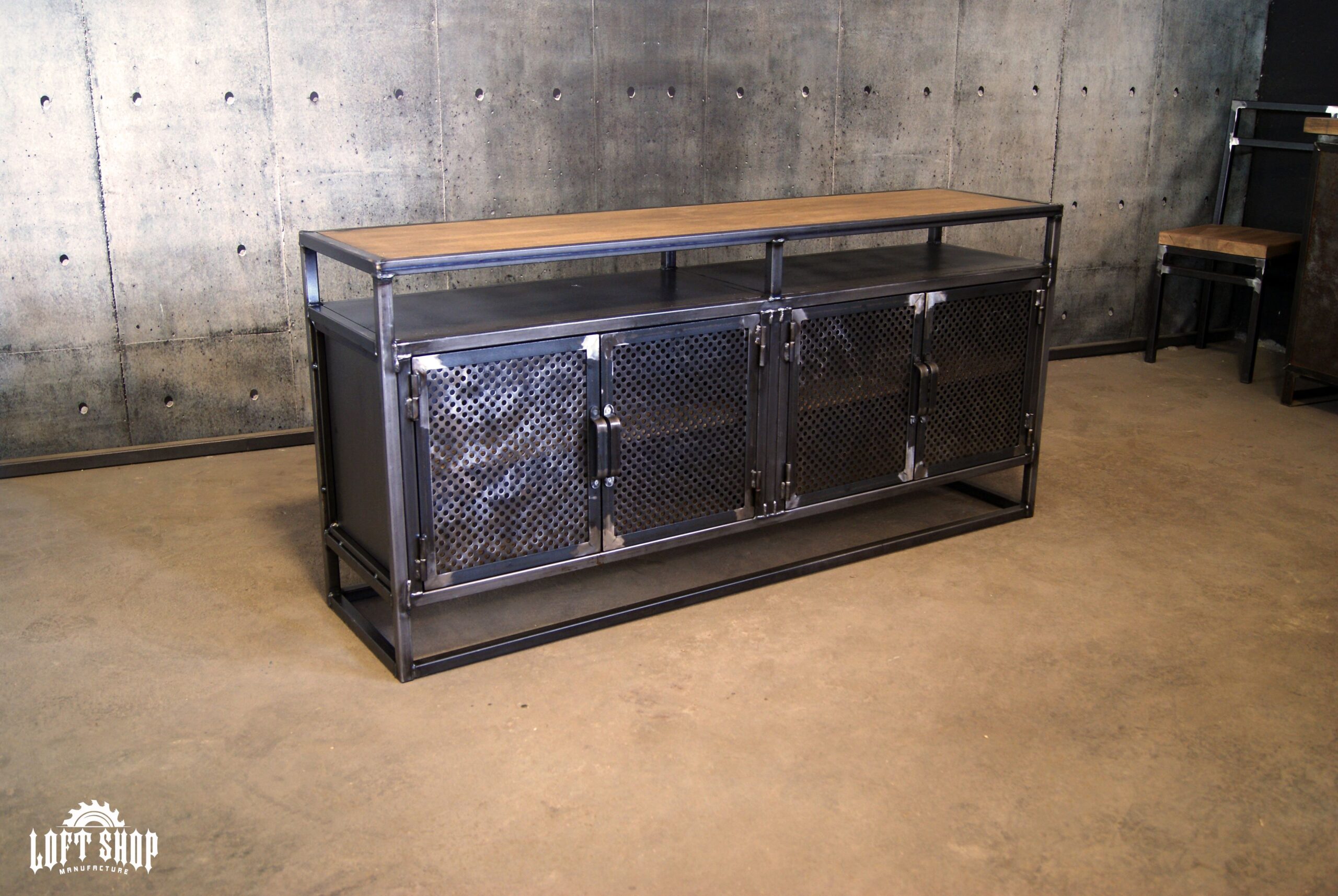 w1 Komoda loftowa szafka RTV STRONG - zdjęcie 1