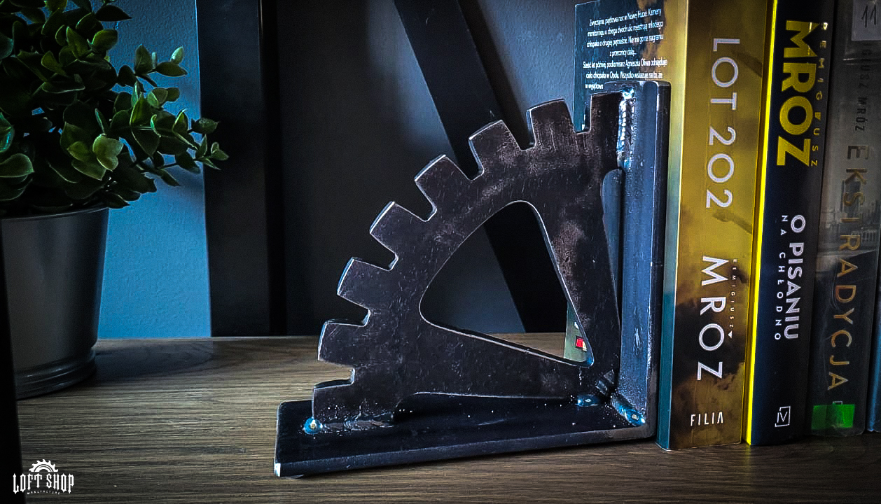 book_end Loftowy Loftowy hamulec do książek - obrazek 1