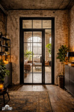 Drzwi loftowe stalowo-szklane na wymiar | Ręcznie robione - Image 2