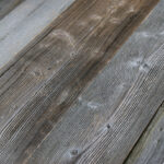 SUROWE Deski ścienne ze starego drewna OWIANE WIATREM(szare)