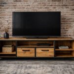 Szafka RTV Manhattan Loft - Industrialna szafka pod telewizor