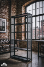 Regał loftowy TX AUSTIN – industrialny regał stalowy do wnętrz loft | Loft Shop Manufacture