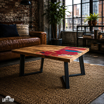 Stolik kawowy loftowy MEG – Loft Shop Manufacture