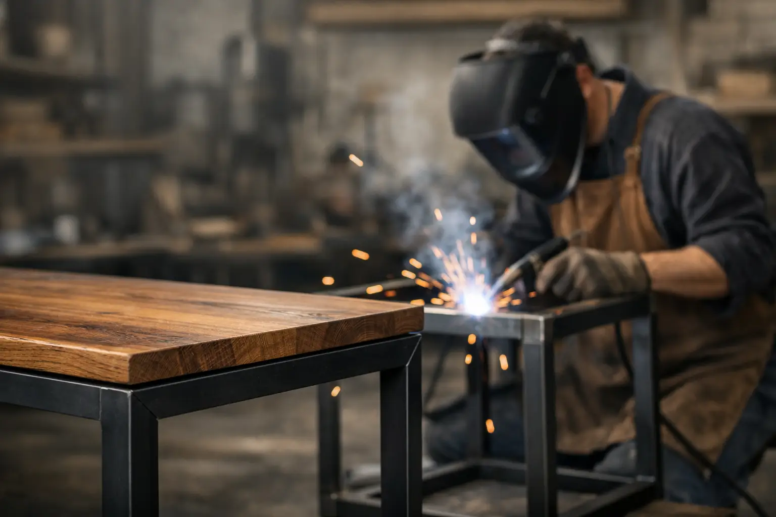 Polskie rzemiosło w manufacturze mebli loftowych