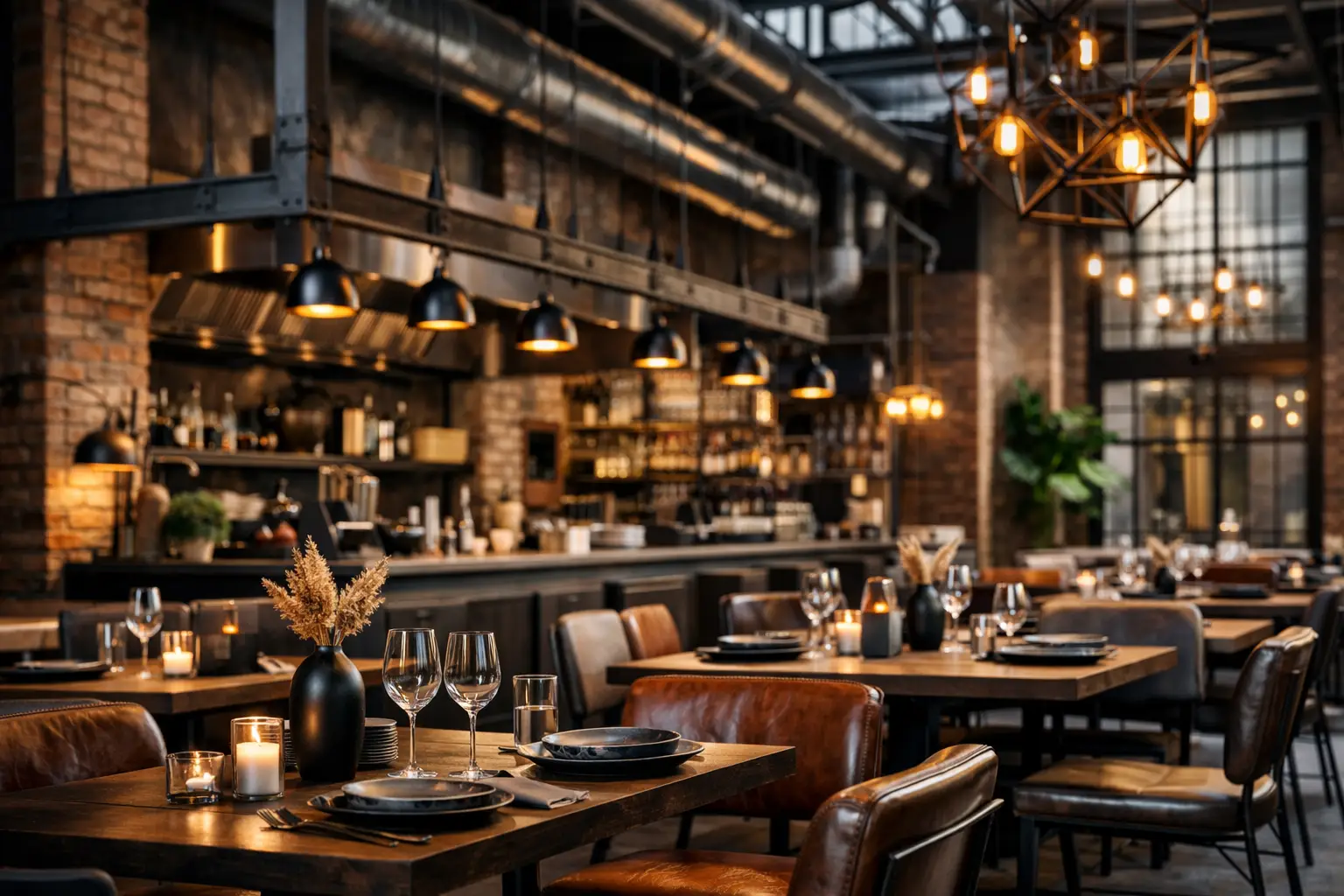 Trendy restauracji industrialnych na 2026 rok