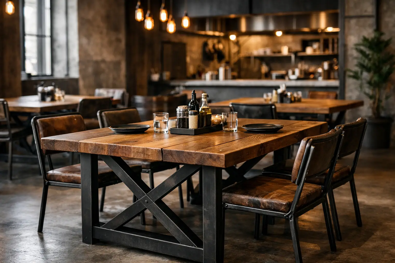 Stoły industrialne do restauracji na wymiar