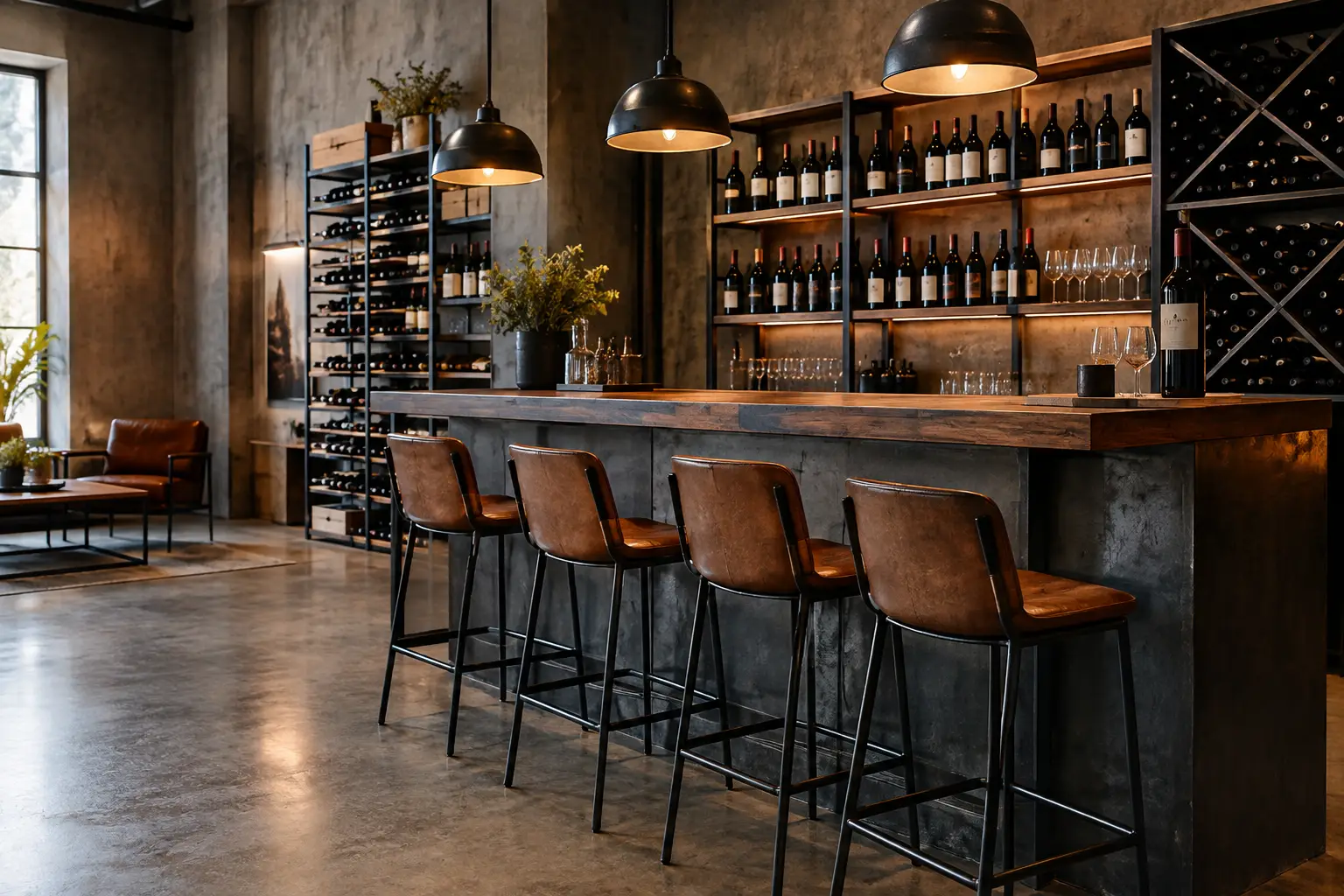 Meble do wine baru - funkcja, styl i trwałość