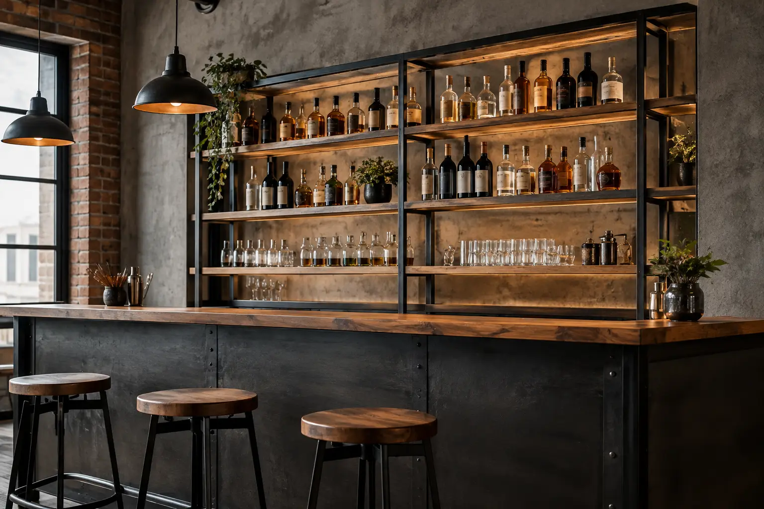 Regał za bar - jak zaprojektować go na lata